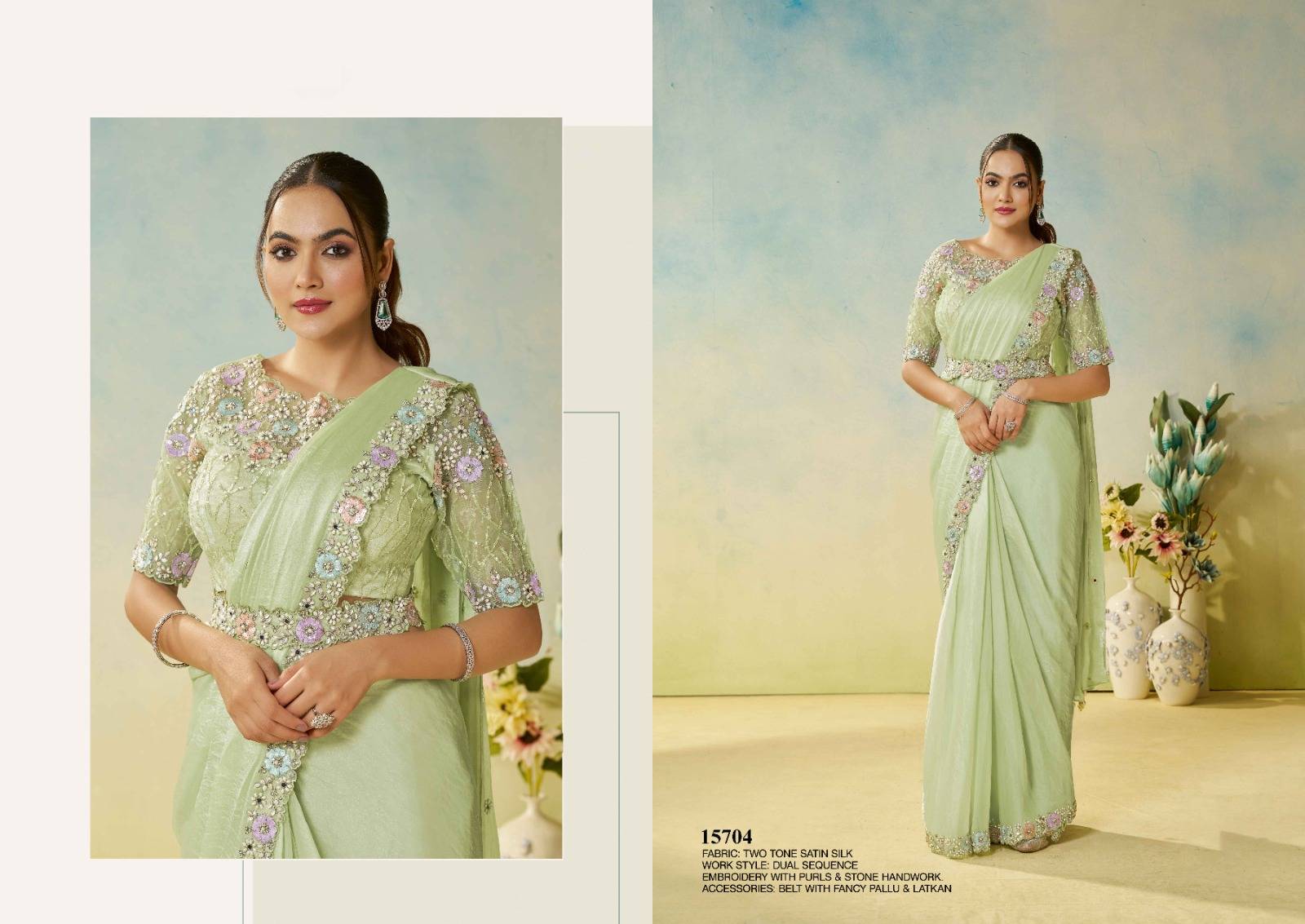 MOHMANTHAN ODYSSEY by Mahotsav 15700 to 15720 Series Indian Traditional Wear & Occasional Stitched Sarees At Wholesale Price